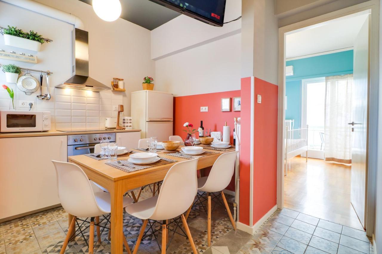 Spacious Flat☆3min To Metro☆ac|netflix|pc Athens